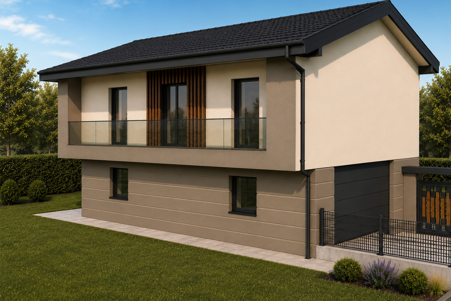 Progetto — vista fronte 1