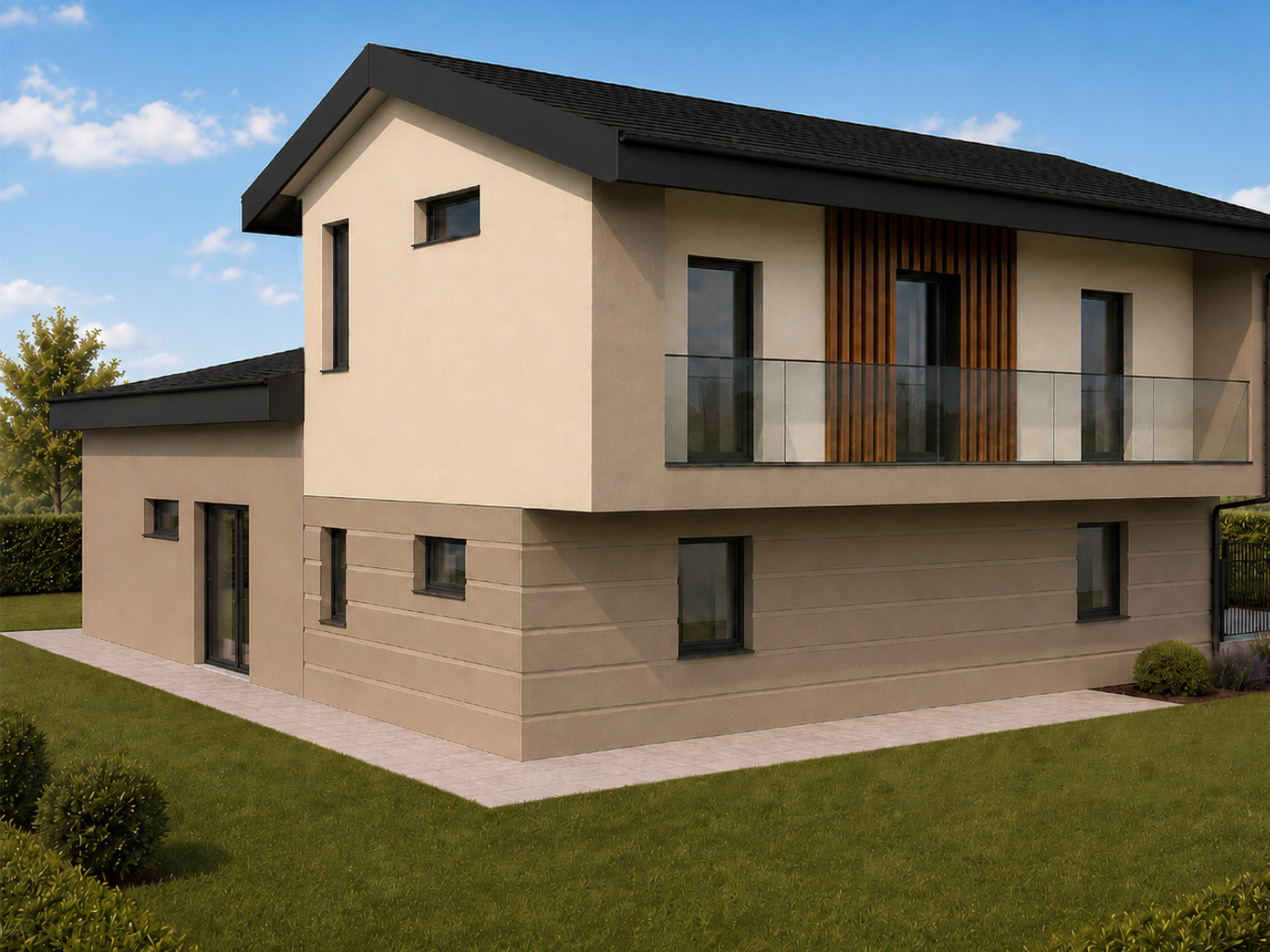 Progetto — vista d'angolo